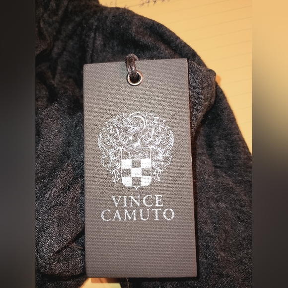 Vince Camuto Womens Layered Look Pullover Blouse, Grey, NWT - Picture 5 of 9